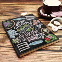 Load image into Gallery viewer, 5D Diamond Art Painting Notebook Kit, Text Cover, Leather, DIY, Special Shape, Diary, Sketchbook