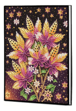 Load image into Gallery viewer, Diamond Art Kit: Painting Flowers Diary Notebook DIY