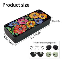 Load image into Gallery viewer, Diamond Art, Diamond Painting, Floral Eyeglass Case