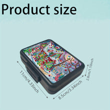 Load image into Gallery viewer, Cartoon House Diamond Painting Kit Square Medicine Box Detachable Multi-Compartment Organiser for Daily Storage Portable Travel Case