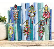 Load image into Gallery viewer, 6 Pieces of DIY Bookmark Sword Series Around Diamond Paintings, Handmade Diamond Painting Decoration Accessories