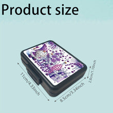 Load image into Gallery viewer, Diamond Painting Set Square Medicine Box, Detachable Multi Compartment Storage for One Day, Portable Travel Medicine Box