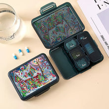 Load image into Gallery viewer, Cartoon House Diamond Painting Kit Square Medicine Box Detachable Multi-Compartment Organiser for Daily Storage Portable Travel Case