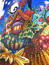 Load image into Gallery viewer, Crystal Rhinestone Diamond Painting Kit | Cartoon Plant House