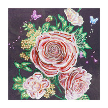 Load image into Gallery viewer, Crystal Rhinestone Diamond Painting Kit | Peony flower