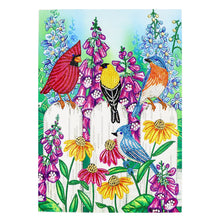 Load image into Gallery viewer, Crystal Rhinestone Diamond Painting Kit | Flowers and Birds (16x20inch)