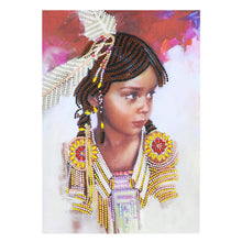 Load image into Gallery viewer, Crystal Rhinestone Diamond Painting Kit | Cute little girl