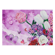 Load image into Gallery viewer, Crystal Rhinestone Diamond Painting Kit | Beautiful flowers