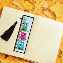 Load image into Gallery viewer, DIY Diamond Painting Bookmark | Animal owls