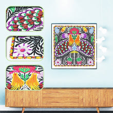 Load image into Gallery viewer, Crystal Rhinestone Diamond Painting Kit | Peacock