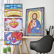 Load image into Gallery viewer, Crystal Rhinestone Diamond Painting Kit | Religious Figure Jesus