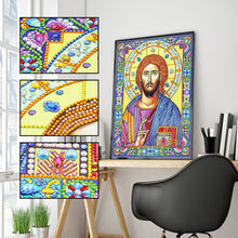 Load image into Gallery viewer, Crystal Rhinestone Diamond Painting Kit | Religious Figure Jesus