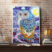Load image into Gallery viewer, Crystal Rhinestone Diamond Painting Kit | Owl (16x20inch)