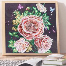 Load image into Gallery viewer, Crystal Rhinestone Diamond Painting Kit | Peony flower