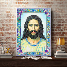 Load image into Gallery viewer, Crystal Rhinestone Diamond Painting Kit | Religious Figure Jesus