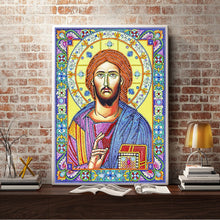 Load image into Gallery viewer, Crystal Rhinestone Diamond Painting Kit | Religious Figure Jesus