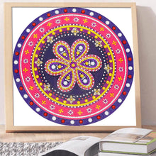 Load image into Gallery viewer, Crystal Rhinestone Diamond Painting Kit | Flower Mandala