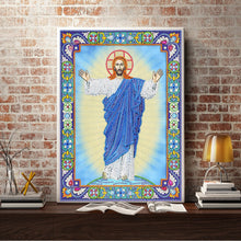 Load image into Gallery viewer, Crystal Rhinestone Diamond Painting Kit | Religious Figure Jesus