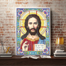 Load image into Gallery viewer, Crystal Rhinestone Diamond Painting Kit | Religious Figure Jesus