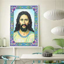 Load image into Gallery viewer, Crystal Rhinestone Diamond Painting Kit | Religious Figure Jesus