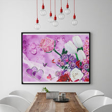 Load image into Gallery viewer, Crystal Rhinestone Diamond Painting Kit | Beautiful flowers