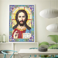 Load image into Gallery viewer, Crystal Rhinestone Diamond Painting Kit | Religious Figure Jesus