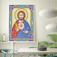 Load image into Gallery viewer, Crystal Rhinestone Diamond Painting Kit | Religious Figure Jesus