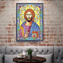 Load image into Gallery viewer, Crystal Rhinestone Diamond Painting Kit | Religious Figure Jesus