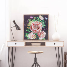 Load image into Gallery viewer, Crystal Rhinestone Diamond Painting Kit | Peony flower