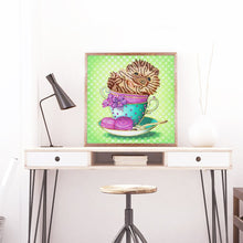 Load image into Gallery viewer, Crystal Rhinestone Diamond Painting Kit | Hamster in a teacup