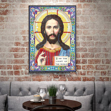 Load image into Gallery viewer, Crystal Rhinestone Diamond Painting Kit | Religious Figure Jesus