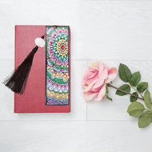 Load image into Gallery viewer, DIY Diamond Painting Bookmark | Mandala Flower