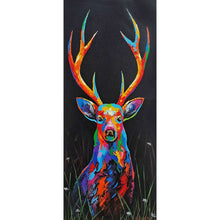 Load image into Gallery viewer, Full Diamond Painting kit | Watercolor sika deer