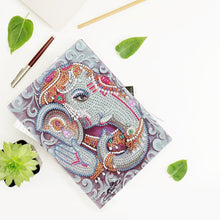 Load image into Gallery viewer, DIY Diamond Painting Notebook | Elephant