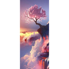 Load image into Gallery viewer, Full Diamond Painting kit | Tree on the cliff