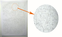 Load image into Gallery viewer, DIY Painting by number kit | Tiger, zebra, rhino, elephant, dolphin and white bear