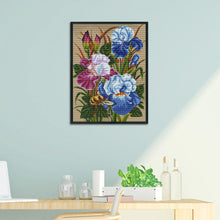 Load image into Gallery viewer, 11CT Full Cross Stitch | Violet flower (36x46cm)