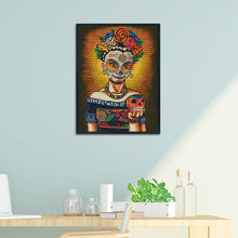 Load image into Gallery viewer, 11CT Full Cross Stitch | Skeleton girl (36x46cm)