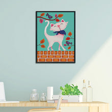 Load image into Gallery viewer, 11CT Full Cross Stitch | Cartoon animal cat (36x46cm)