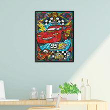 Load image into Gallery viewer, 11CT Full Cross Stitch | Cartoon car (48x68cm)