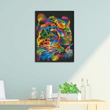Load image into Gallery viewer, 11CT Full Cross Stitch | Colorful Cheetah (36x46cm)