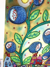 Load image into Gallery viewer, Crystal Rhinestone Diamond Painting Kit | Cartoon houses and trees