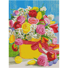 Load image into Gallery viewer, 11CT Full Cross Stitch | Flower arrangement (36x46cm)