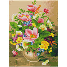 Load image into Gallery viewer, 11CT Full Cross Stitch | Flower arrangement (36x46cm)