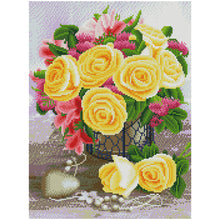 Load image into Gallery viewer, 11CT Full Cross Stitch | Flower arrangement (36x46cm)