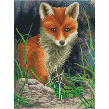 Load image into Gallery viewer, 11CT Full Cross Stitch | Animal fox (36x46cm)