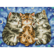 Load image into Gallery viewer, 11CT Full Cross Stitch | Cat (36x46cm)