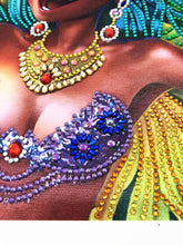 Load image into Gallery viewer, Crystal Rhinestone Diamond Painting Kit | African active girl