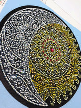 Load image into Gallery viewer, Crystal Rhinestone Diamond Painting Kit | Moon and sun Mandala