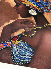Load image into Gallery viewer, Crystal Rhinestone Diamond Painting Kit | African woman